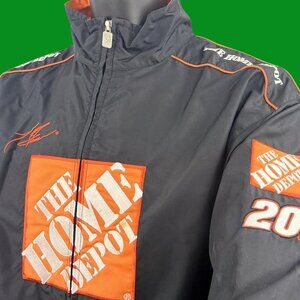 VTG Chase Authentics NASCAR Jacket Tony Stewart #20 Home Depot Racing Team Zip-U